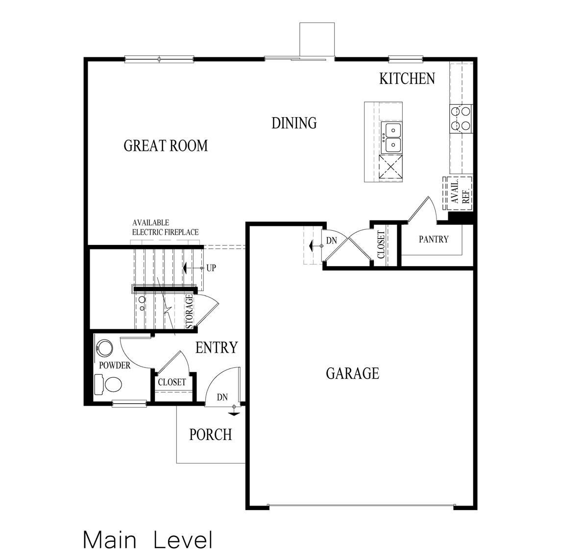 First Floor layout of the Sienna