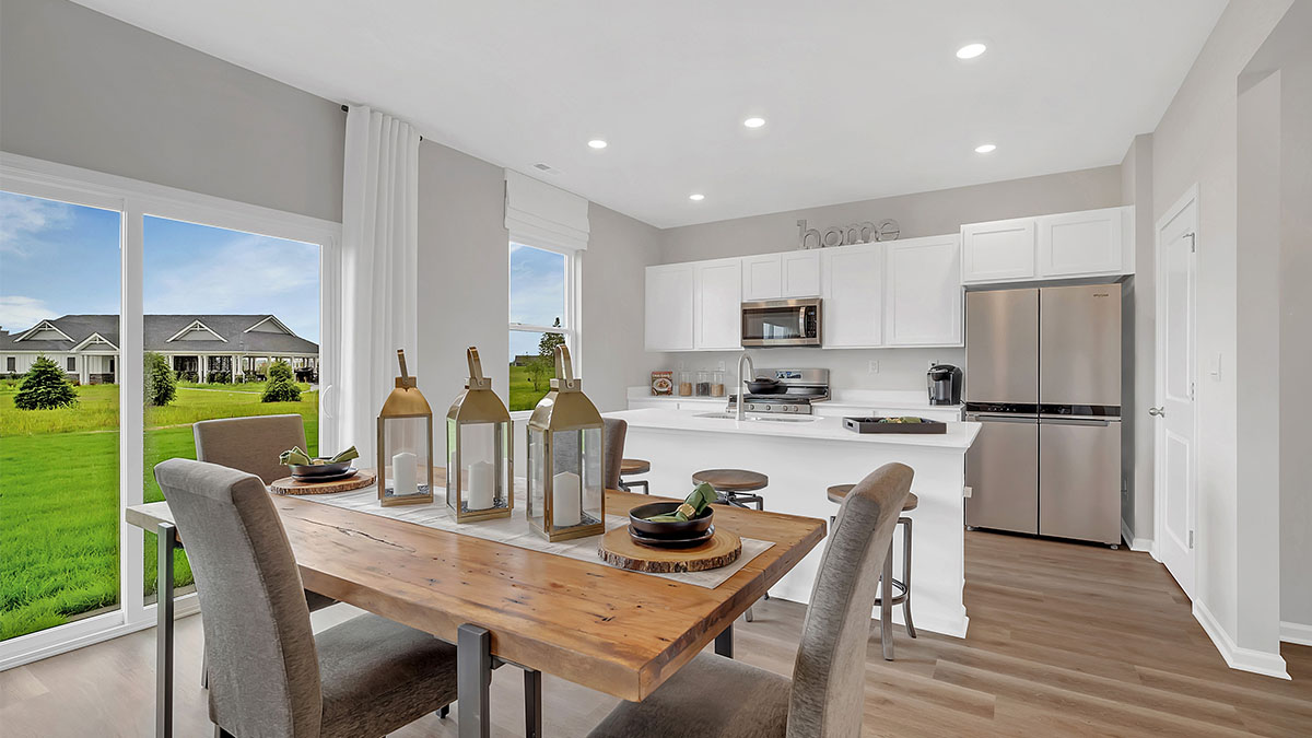 Dining room kitchen combo