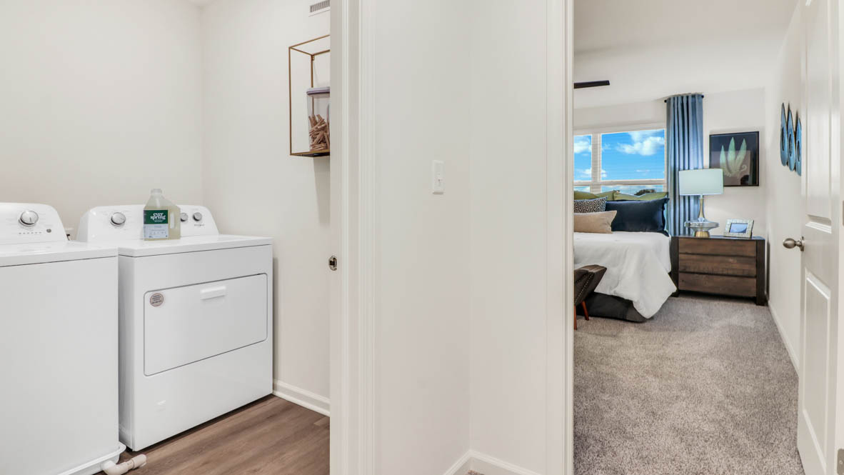 Second floor laundry