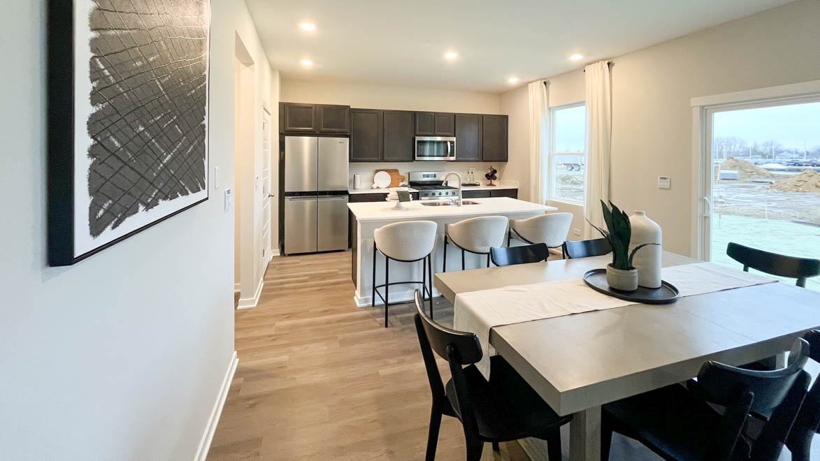 Open concept living space