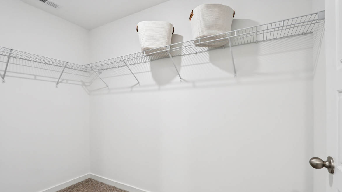 Primary walk in closet