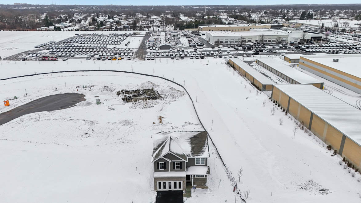 Ariel view of homesite