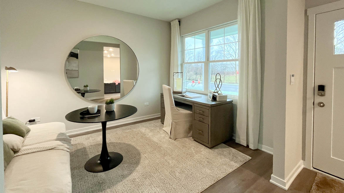 Entrance to flex room