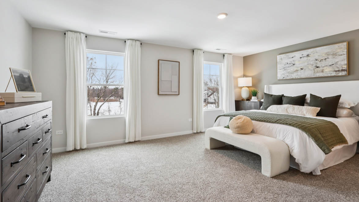 upstairs primary bedroom