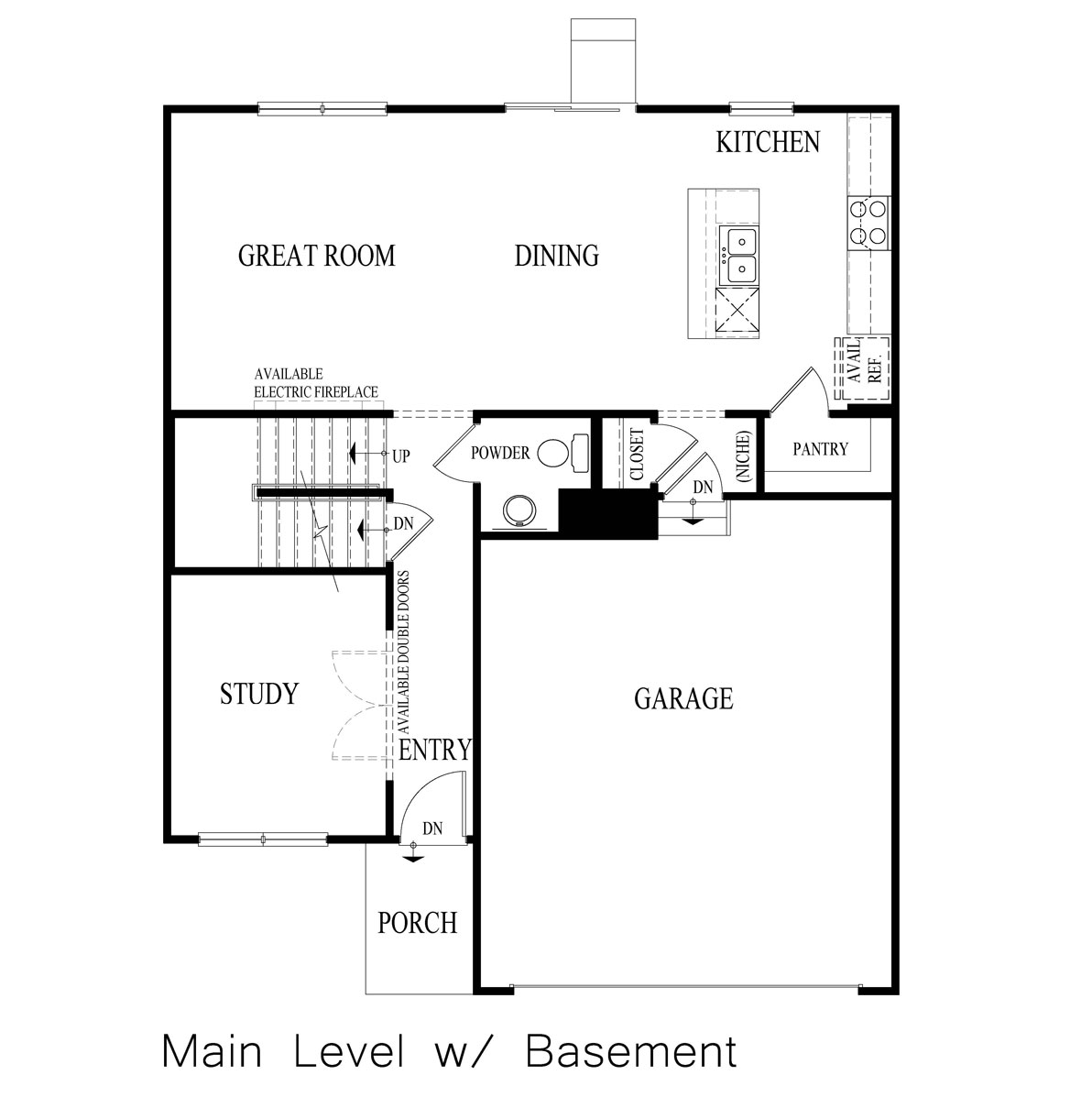 Bellamy floorplan first floor layout