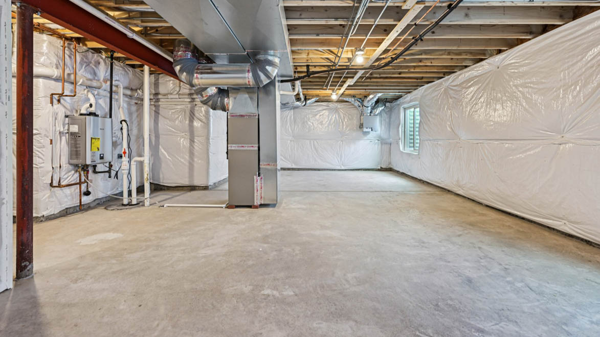 Full unfinished basement