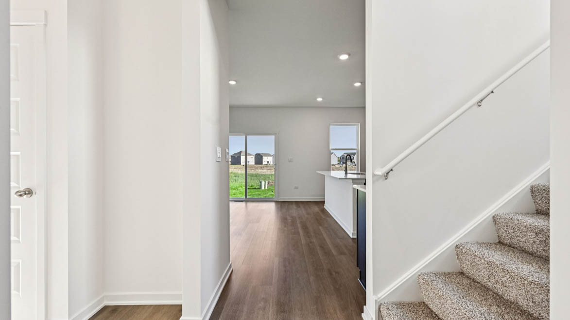 hallway leading further into home