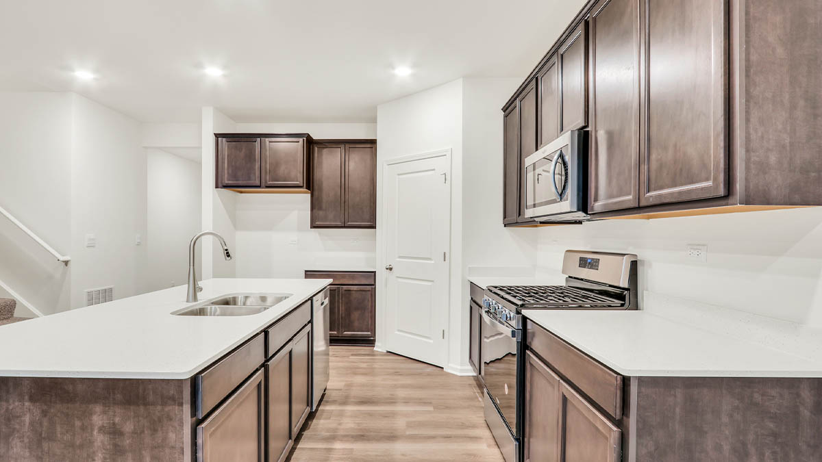 kitchen birch cabinets