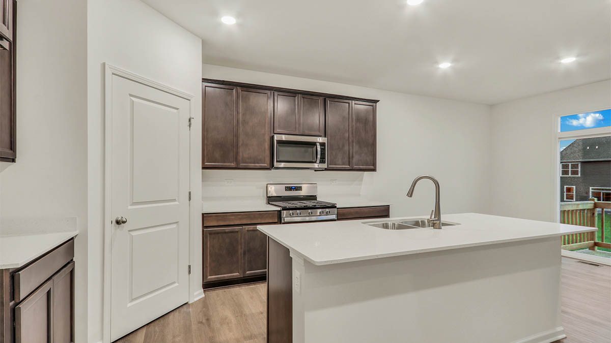 kitchen birch cabinets