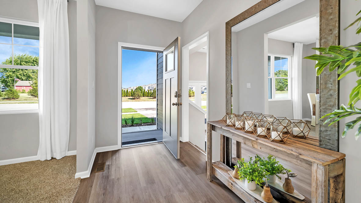 Entrance to henley model home
