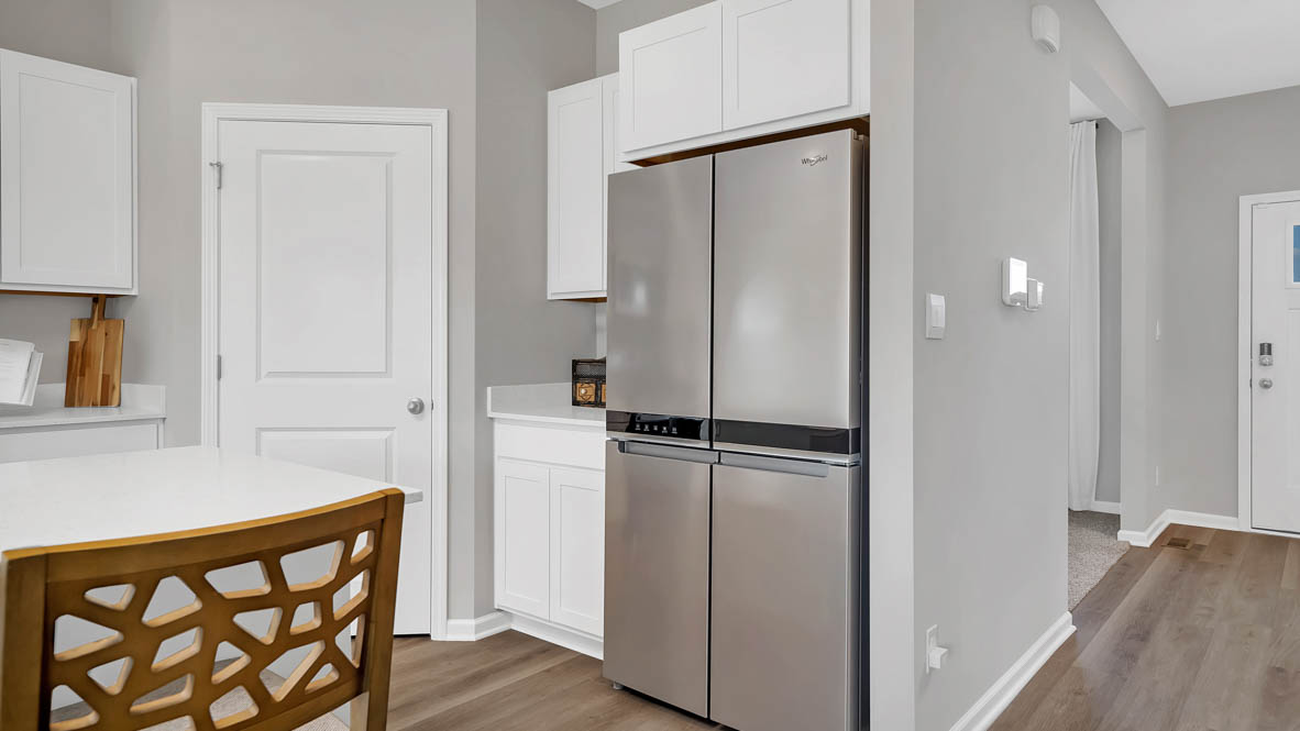 Kitchen with walk in pantry