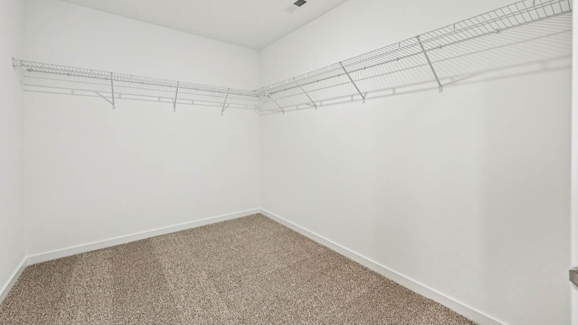 Primary walk in closet