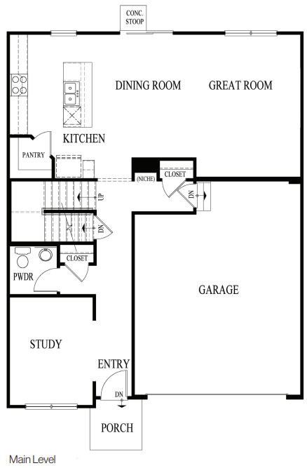 floor plan main level