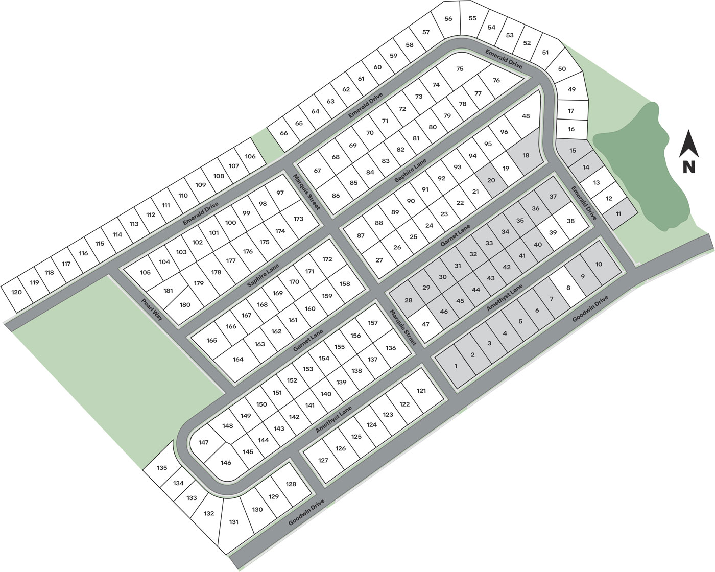 Static Lot Map
