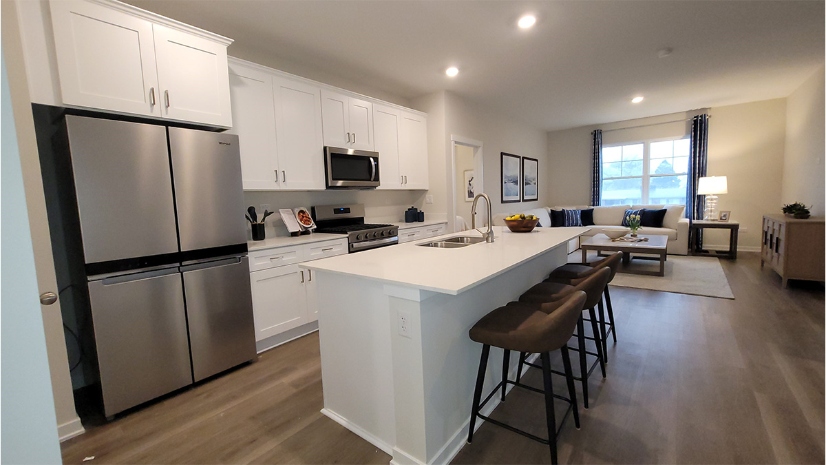 kitchen with stainless steel appliances