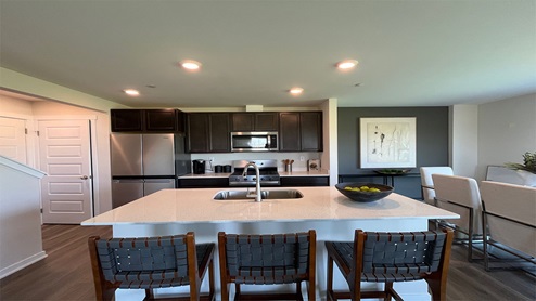 Open concept kitchen