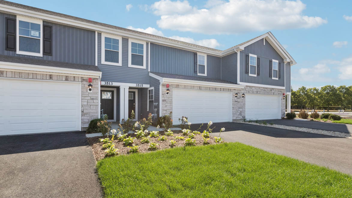 two story townhome exterior 2