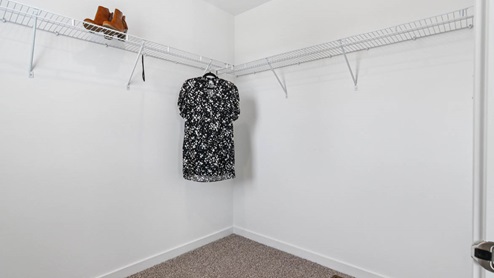Primary walk in closet