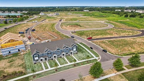 Grande reserve townhome section looking north