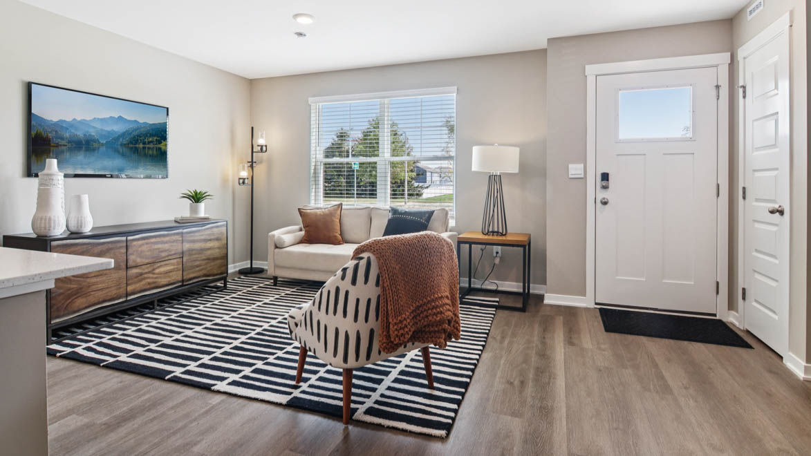 entrance to fairfax townhome