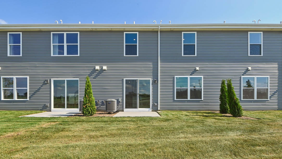 back of home with patio