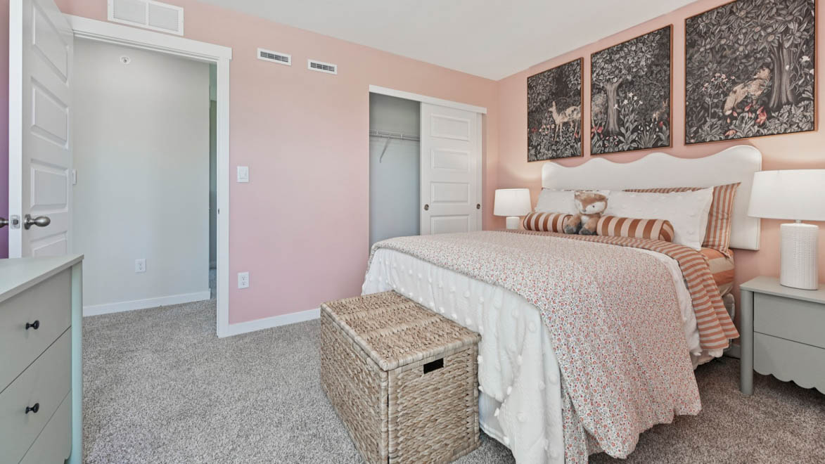 Bedroom number 3 decorated as girls room