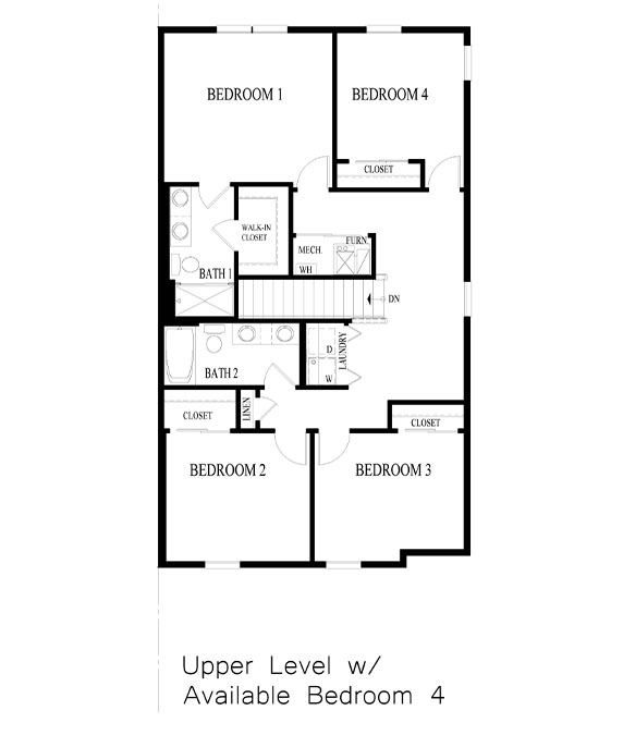 portsmouth second level floor plan