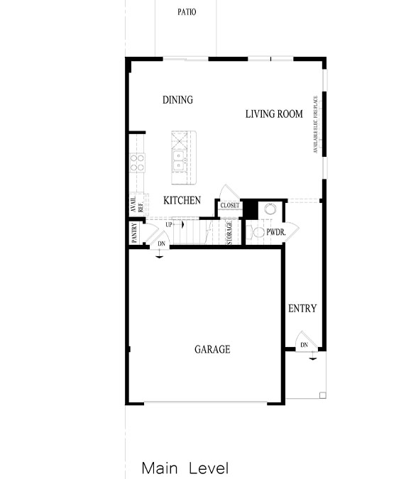 Portsmouth lower level floor plan