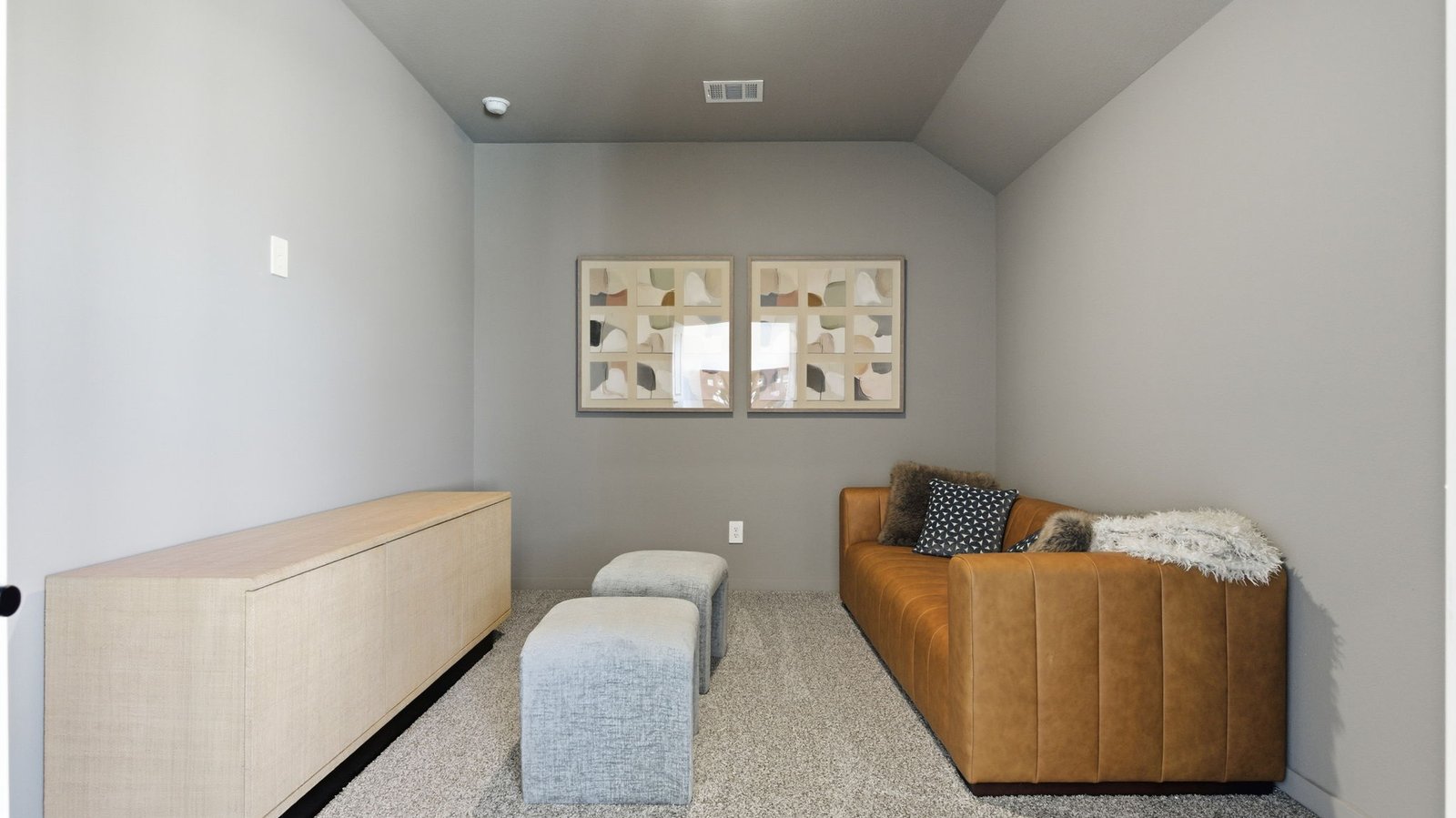 Upstairs media room