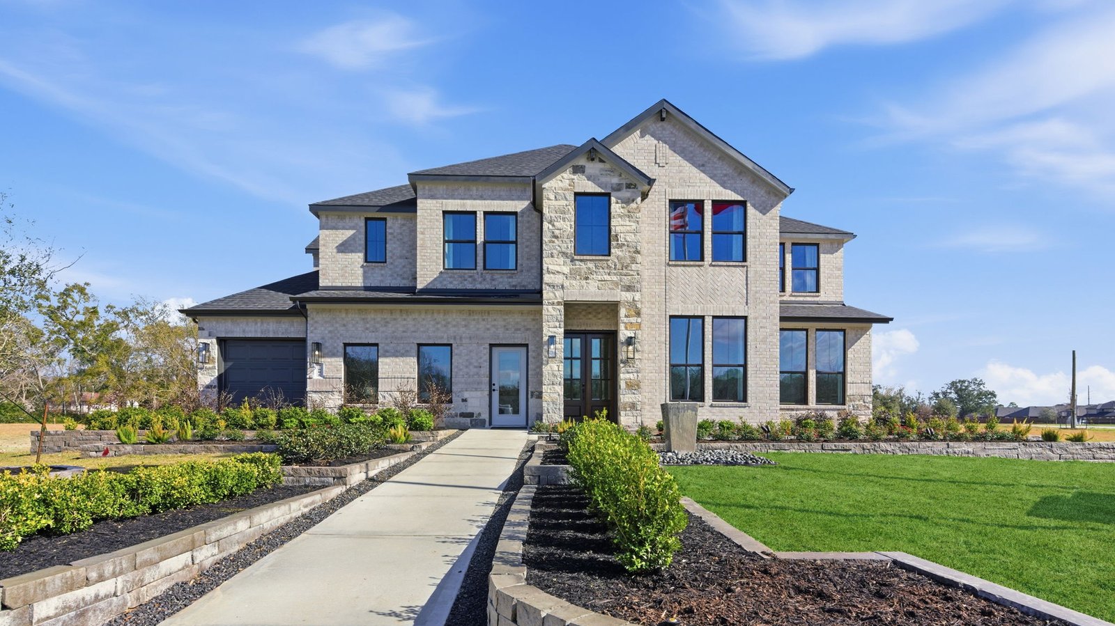 two story model home