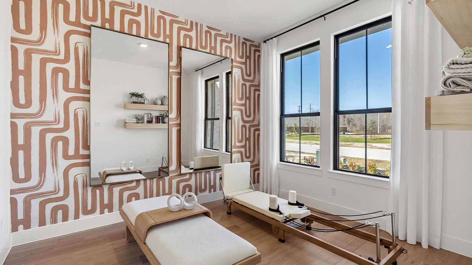 secondary bedroom with two windows