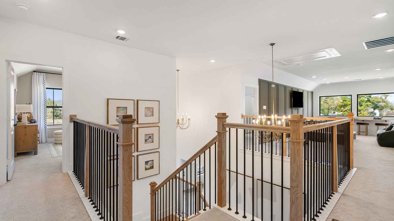 upstairs second floor landing