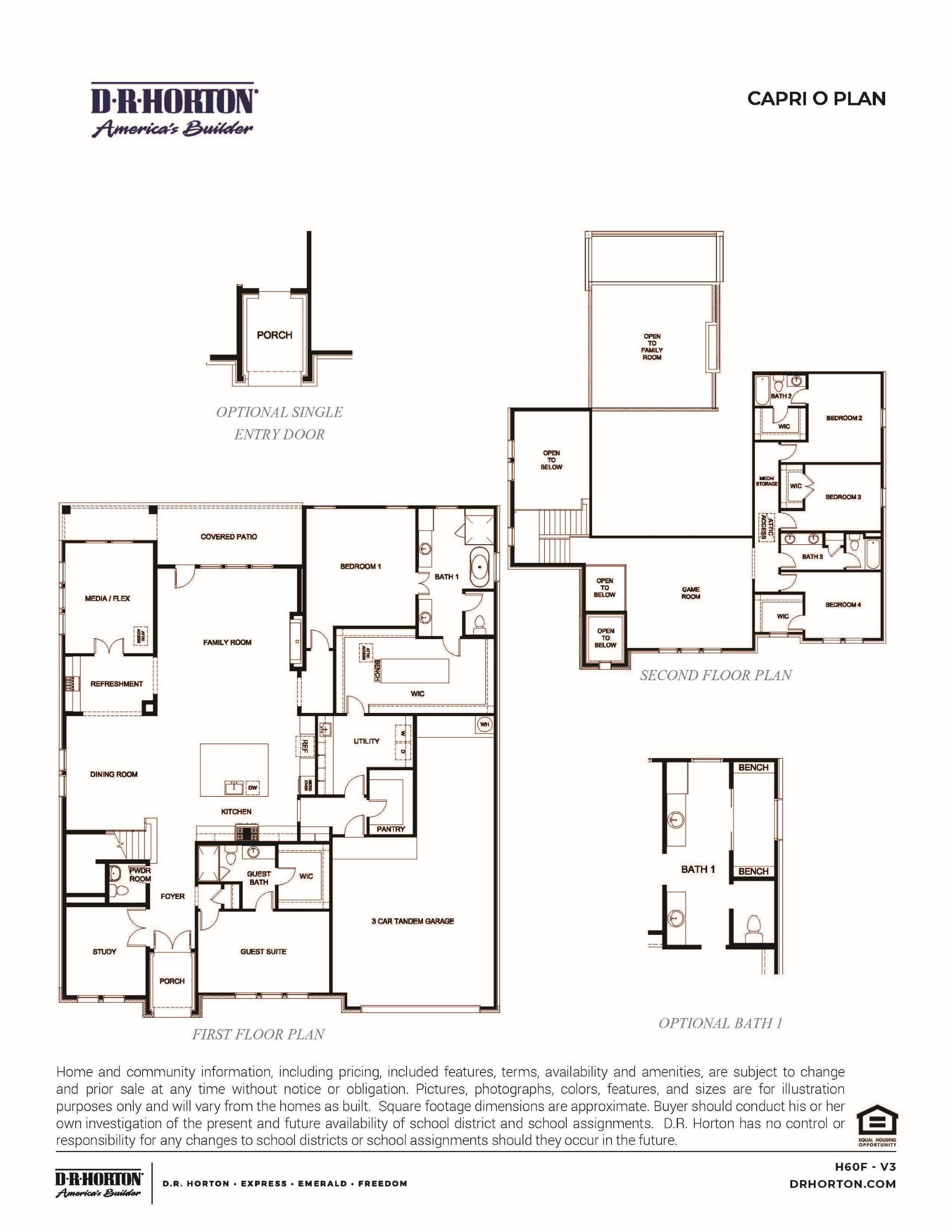 capri floor plan
