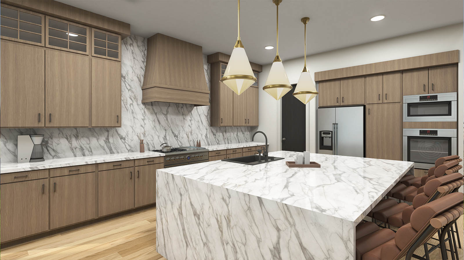 grand kitchen for entertaining