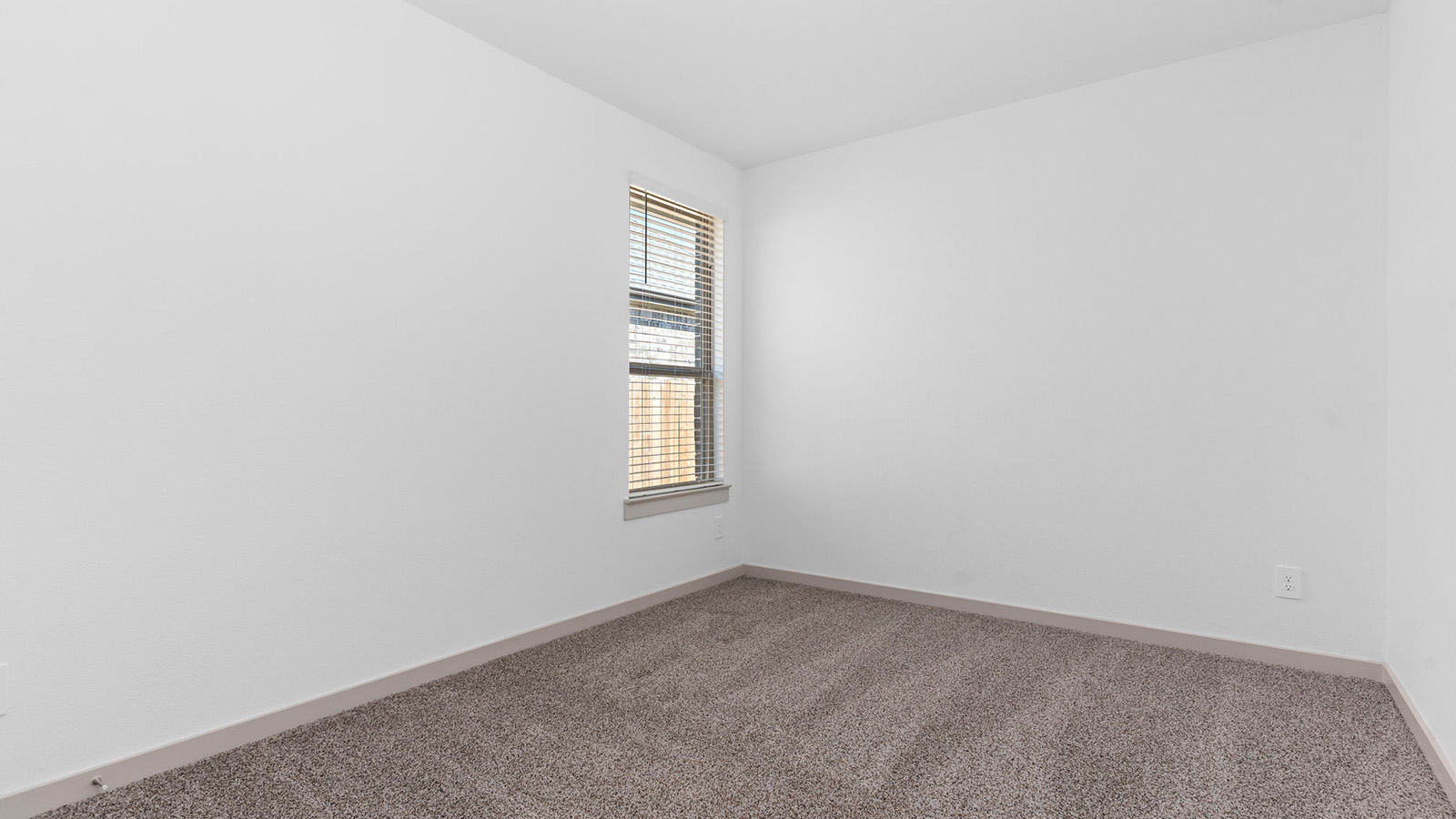 Secondary bedroom with one large window