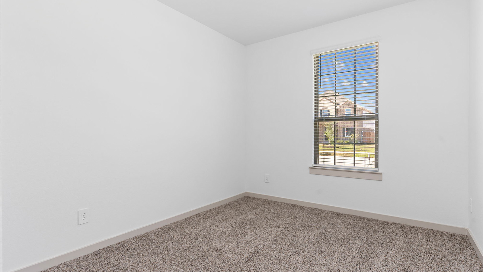 Secondary bedroom with one large window
