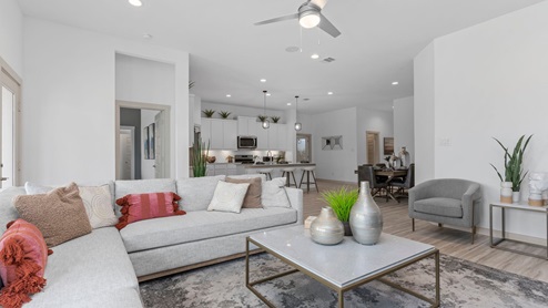 Open concept living room