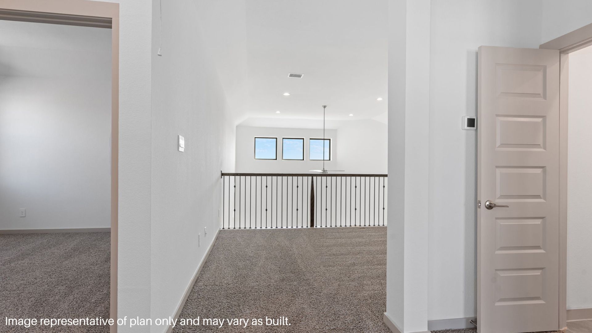 Hallway to upstairs Game Room