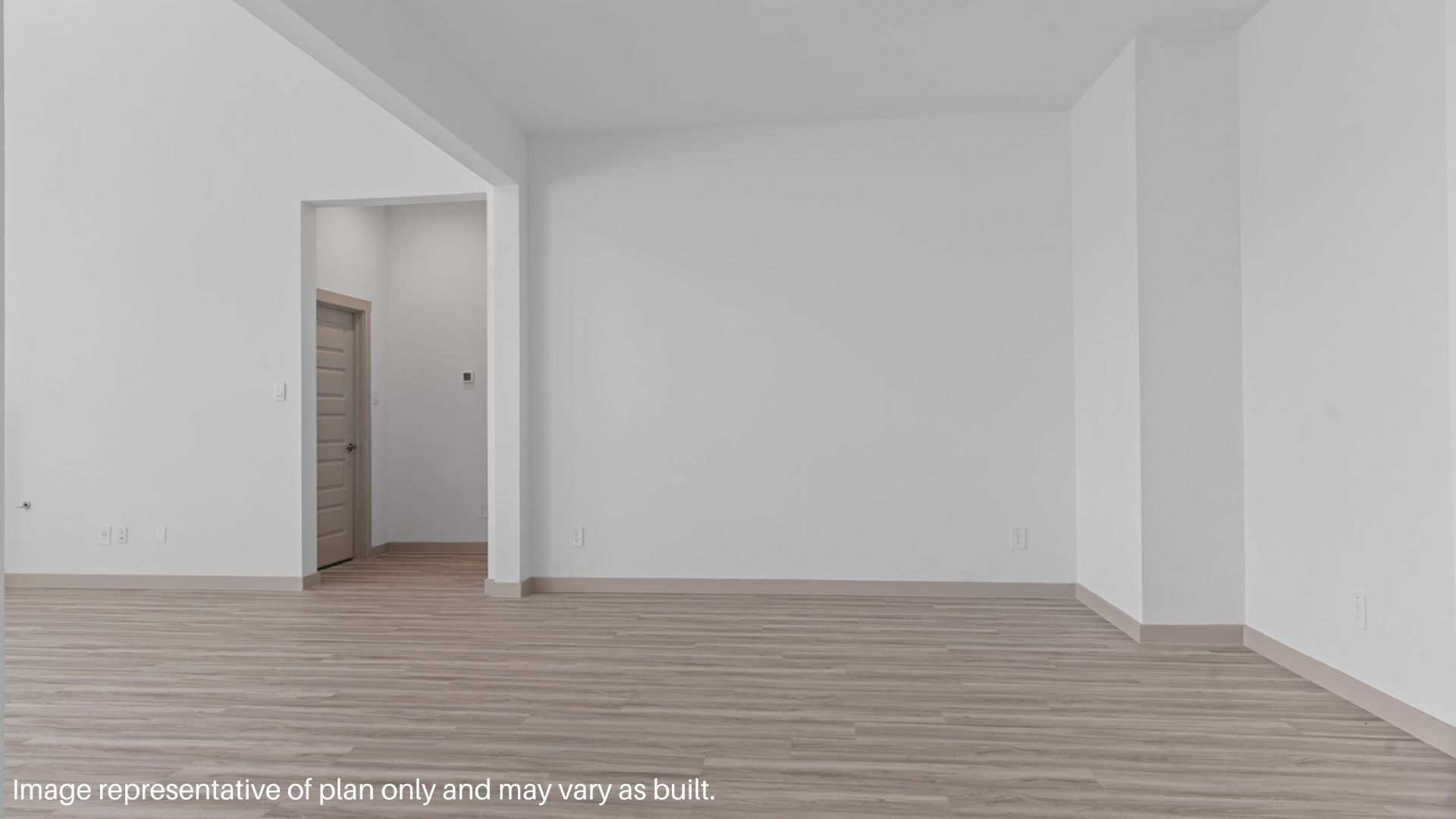 Separate flex space utilized for dining area or study.