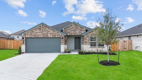 home story brick and stone elevation