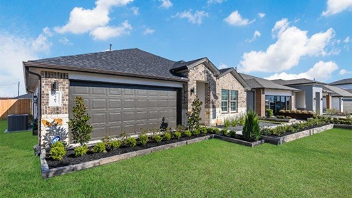 Front elevation of Cali model home