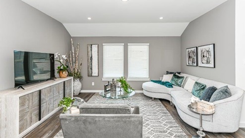 Well Lite Living Room