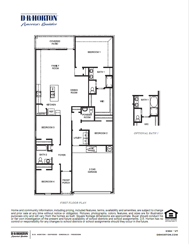 Harris/X35H Floor Plan