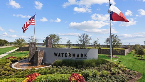 Watermark Front Entrance Monument
