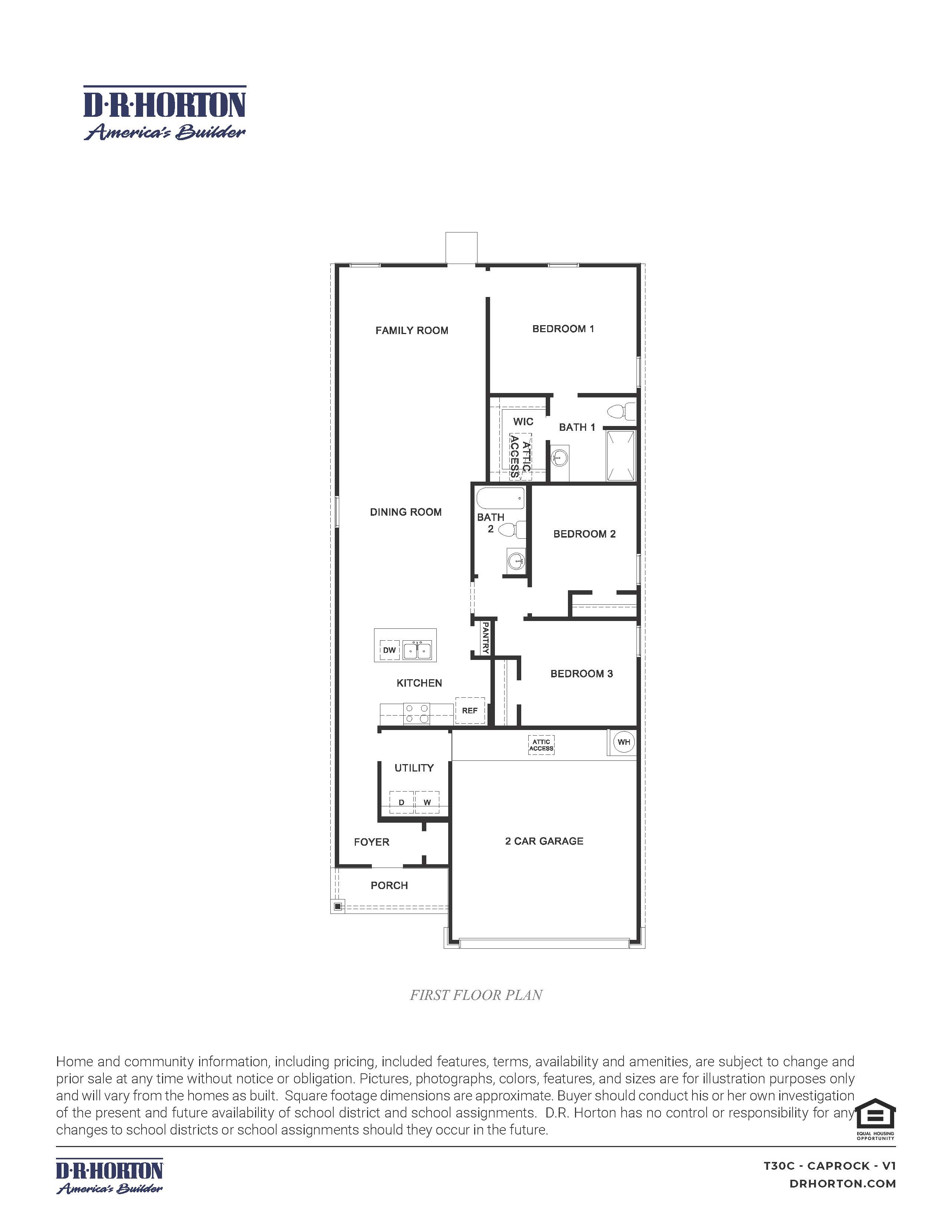 Caprock floorplan