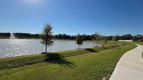 Lake and walking trail