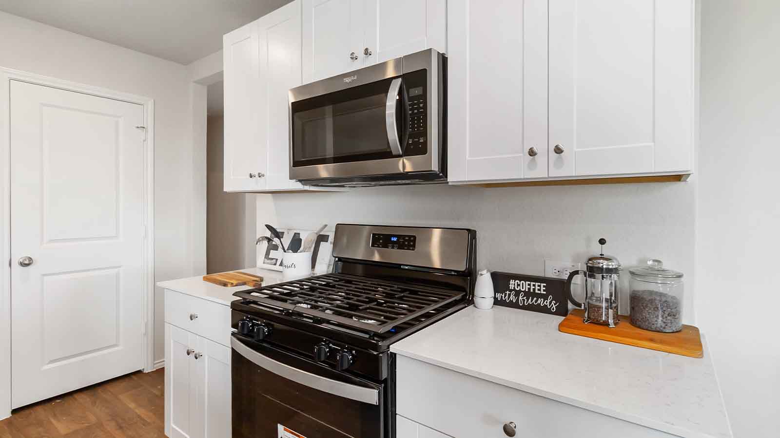 kitchen with stainless steel appliances