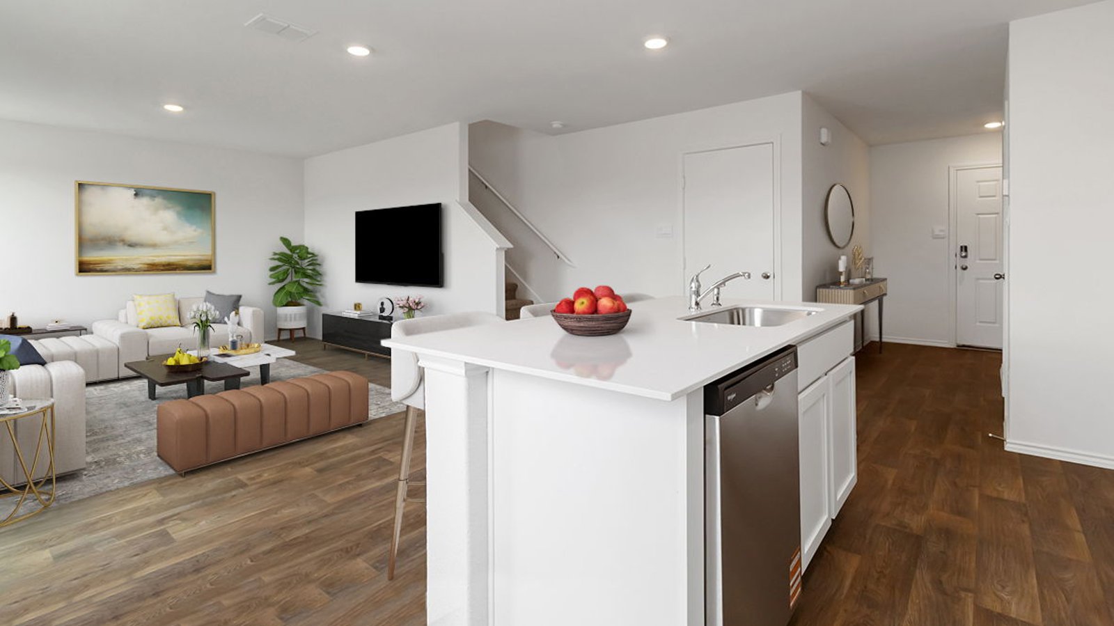 open concept kitchen