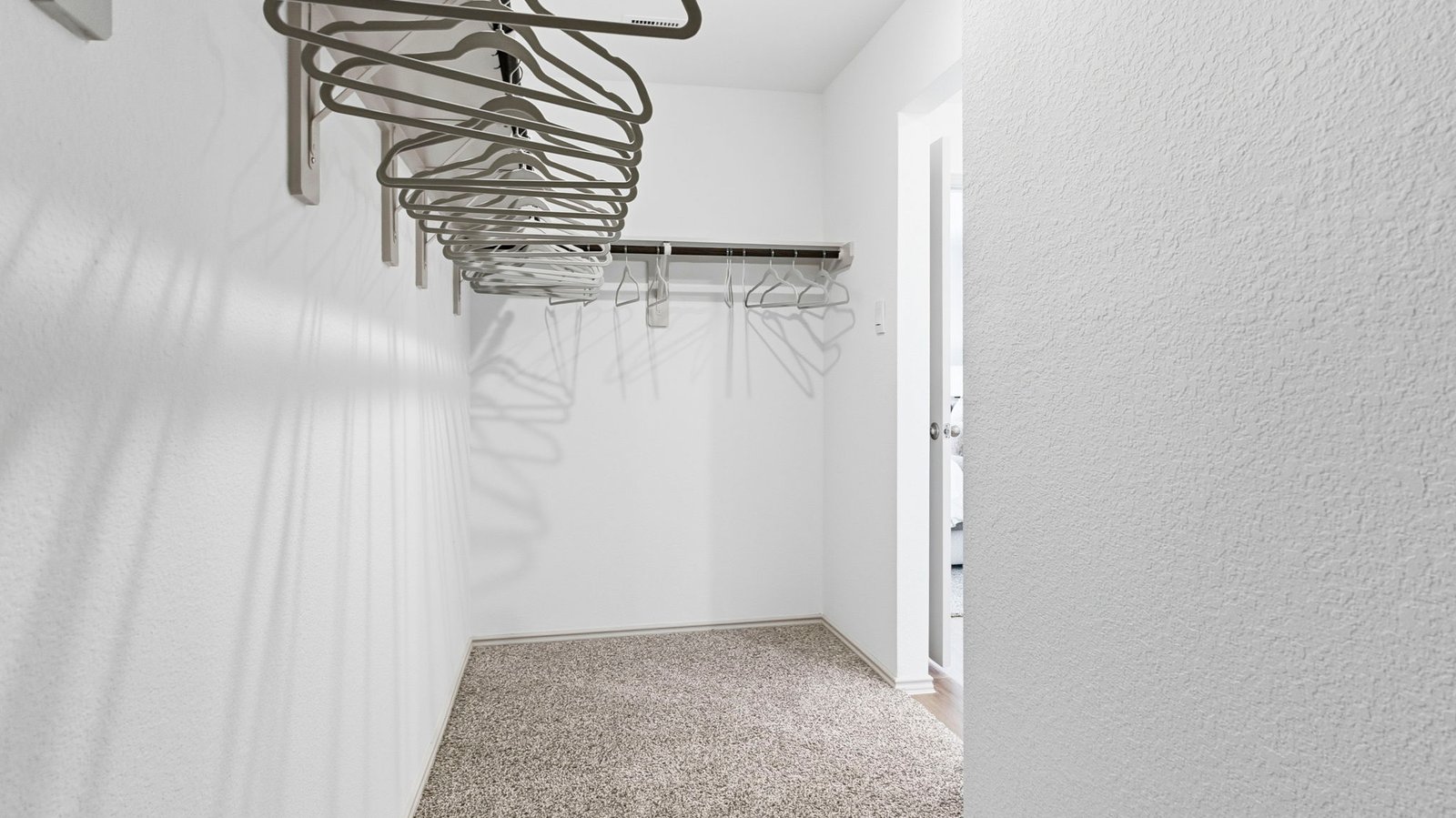 walk in primary closet