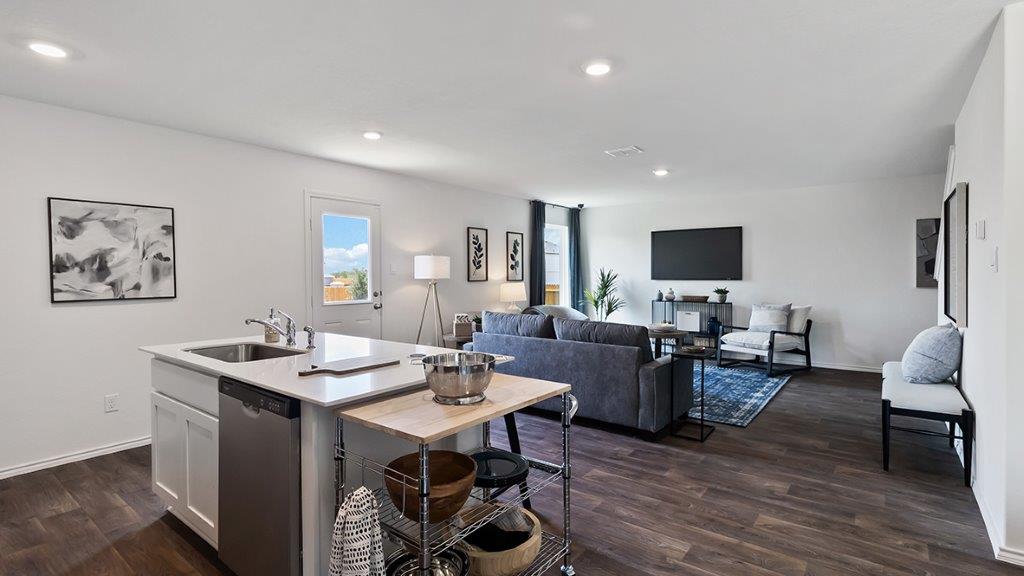 open concept kitchen